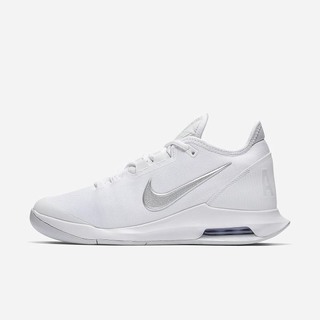 Adidasi Tenis Nike NikeCourt Air Max Wildcard Dama Albi Platină Metal Argintii | JSRY-90715